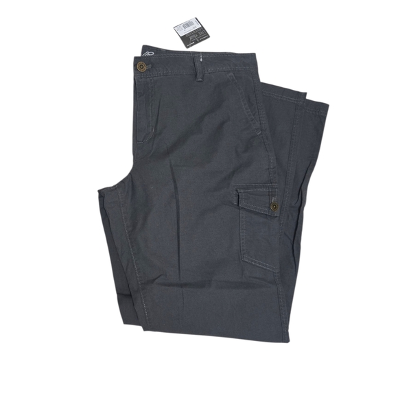 Women's Eddie Bauer Adventurer Sretch Ripstop Dark Gray Cargo Pants - Picture 7 of 7
